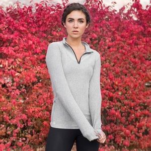 Senita Athletics Easy Pullover in Cozy Grey, Small